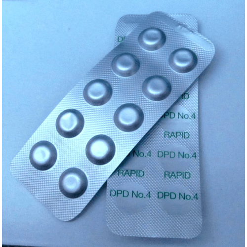 Astralpool Náhradní tabletky DPD č. 4 (pro měření aktivního kyslíku) - nahradní test tabletky pro tabletkové testery
