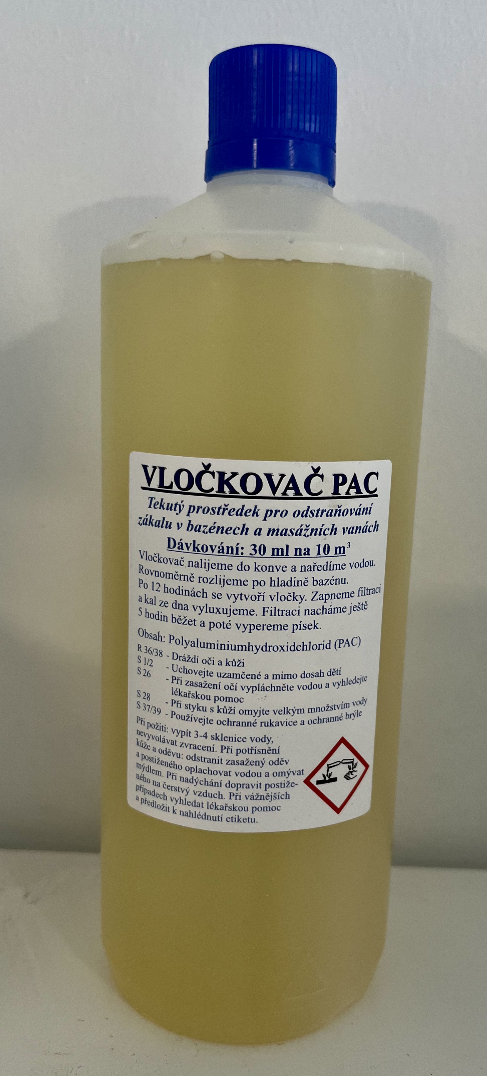 Poolservis Vločkovač 1l (Floccer - Flokul) - projasnění vody v bazénu