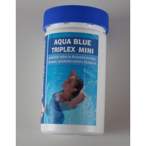 Triplex tablety MINI 1kg (po 20g) - chlor trio (kombi tablety) AQUA BLUE