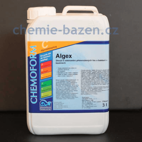 Vyrobce Algex 3l - protiřasový prostředek do bazénu