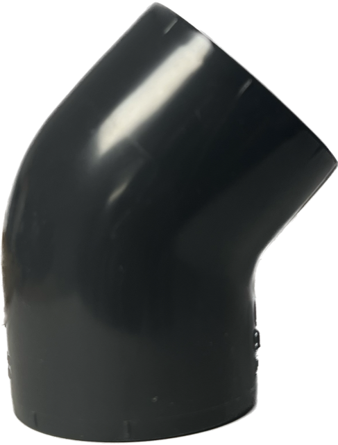 Vagnerpool PVC koleno - úhel 45° - 40mm