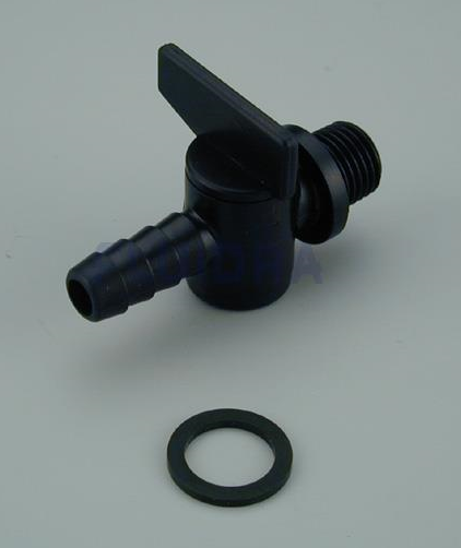 Vypouštěcí ventilek s těsněním chlorátoru Astralpool - hadičkový i na potrubí