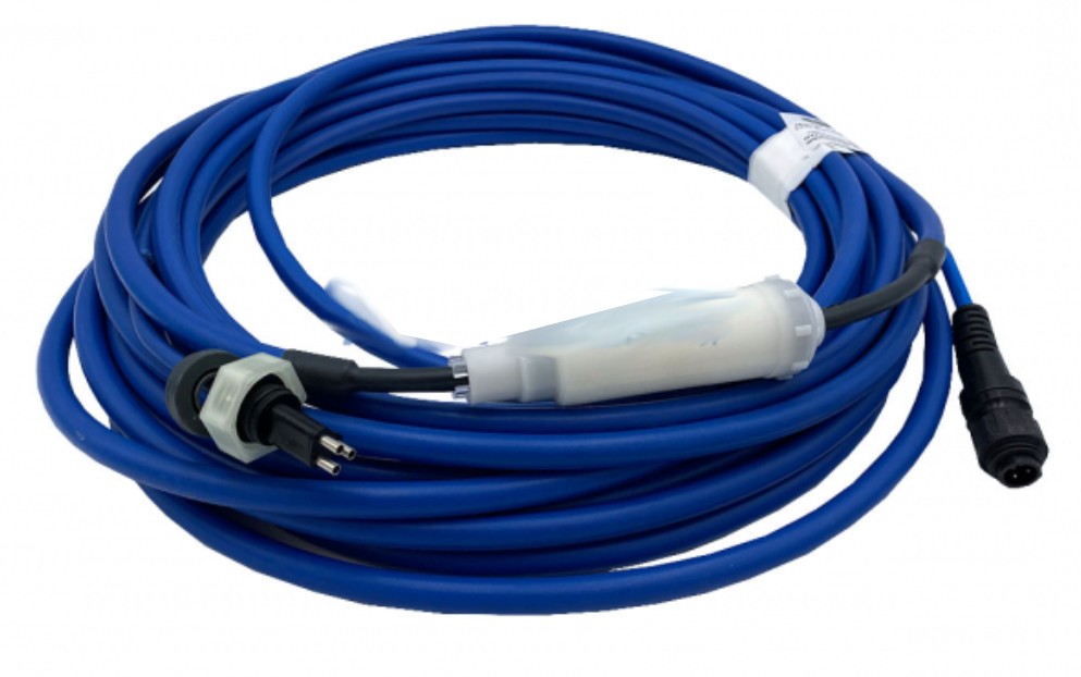 Náhradní kabel modrý pro Dolphin S300i s otočným čepem - sviwelem -  18 metrů
