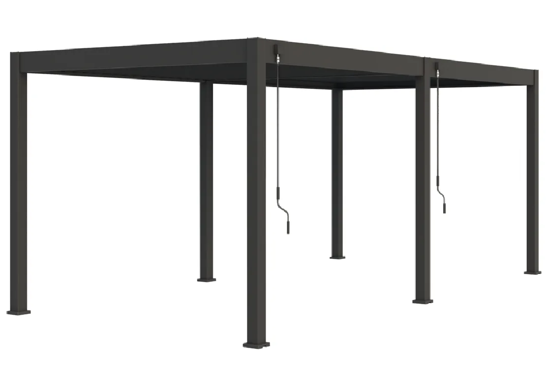 Bioklimatická pergola INTRO PLUS 4x3 m, hliník  - volně stojící