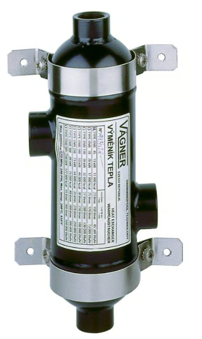 Vagnerpool Bazénový výměník OVB 70 - 20kW pro bazén do 20m3