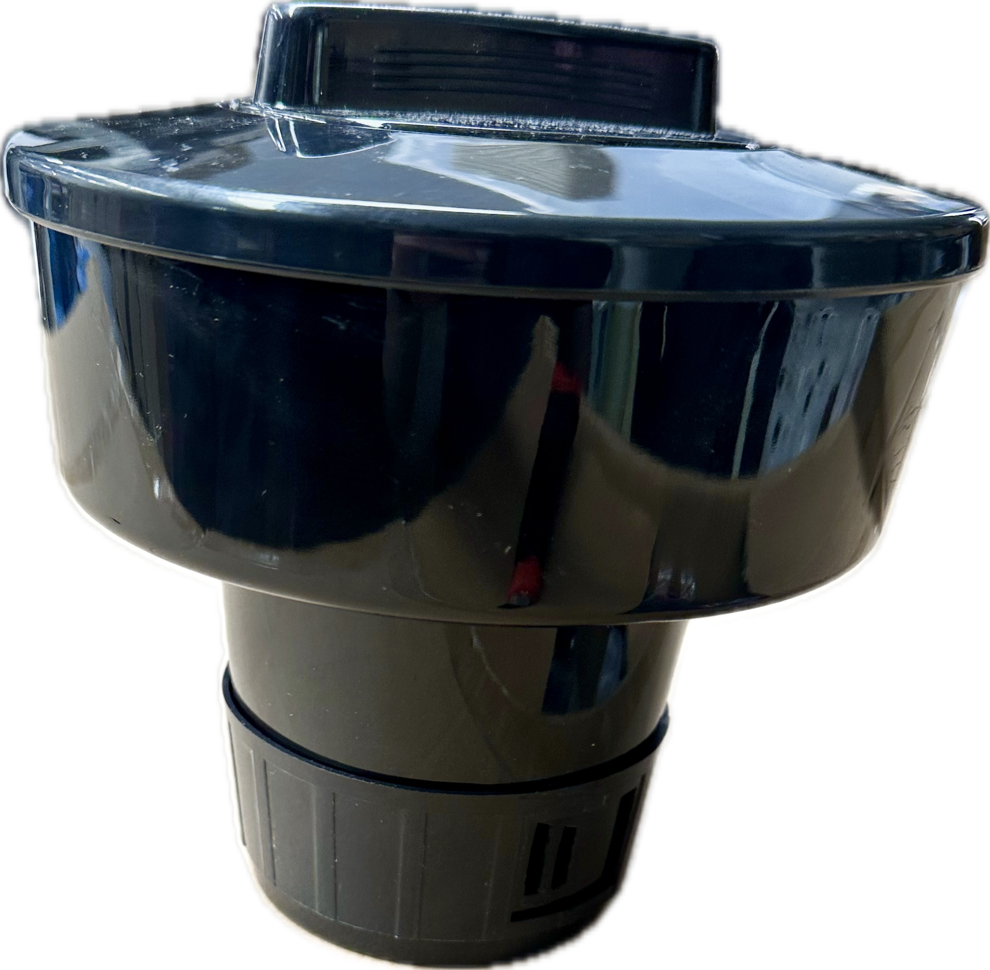 Plovoucí dávkovač na chlorové tablety ČERNÝ - střední