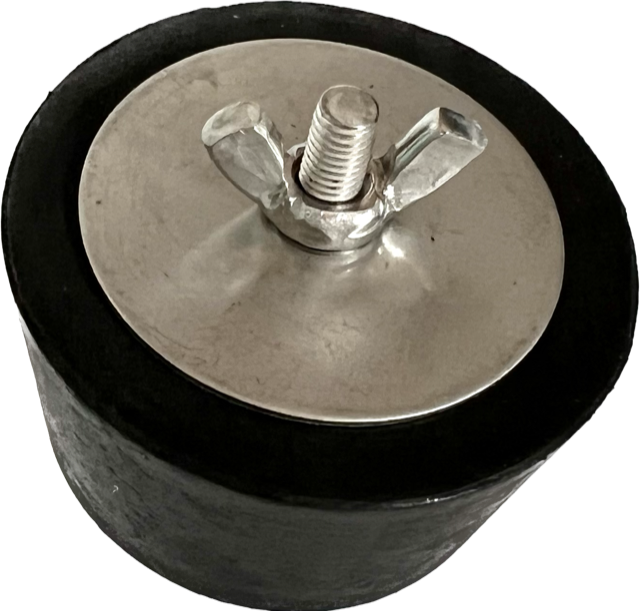 Vagnerpool Gumová černá zátka trysky - úzávěr pro zazimování  1 1/2" (4