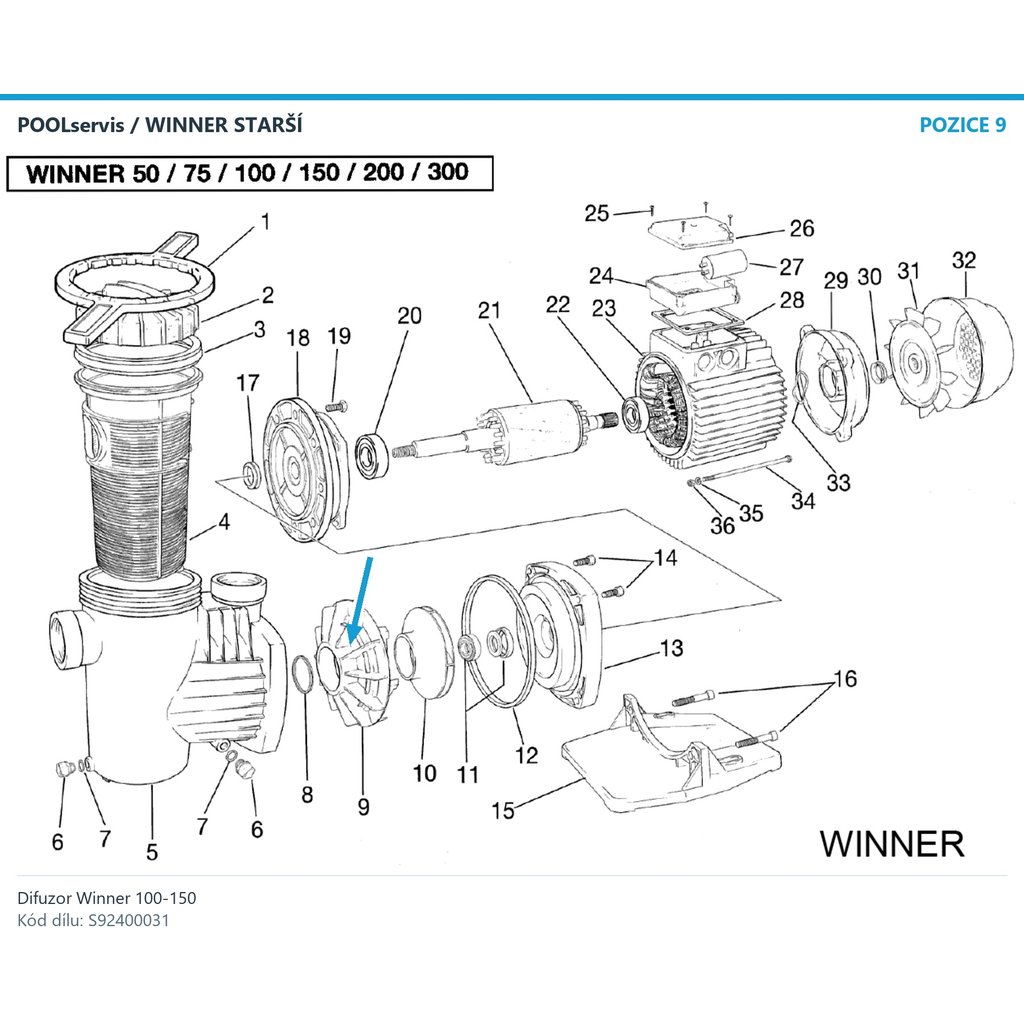 Difuzor Winner 100-150 – S92400031
