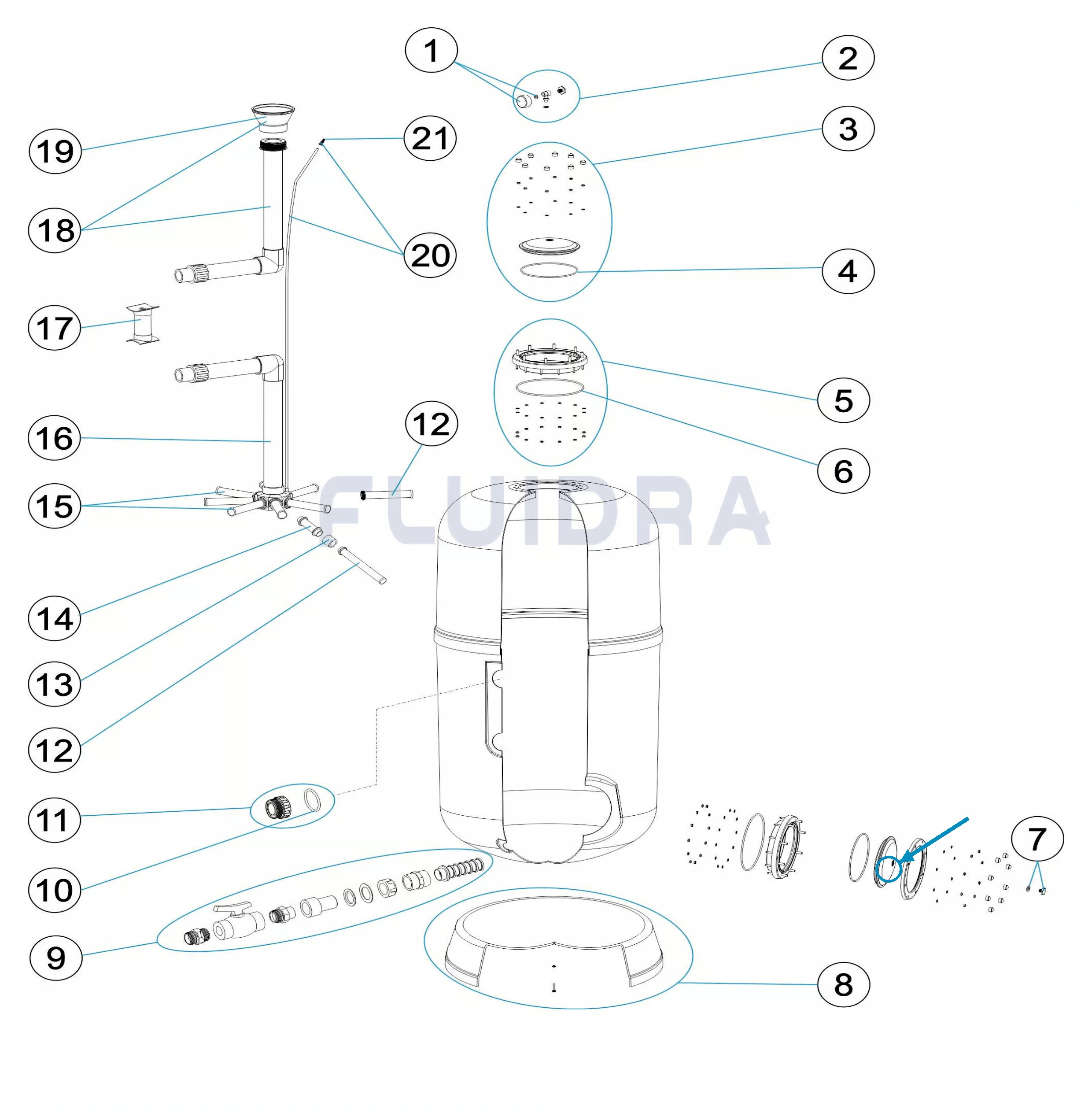 IML Vypouštěcí šroub s těsněním Nilo Eco – ISP040286